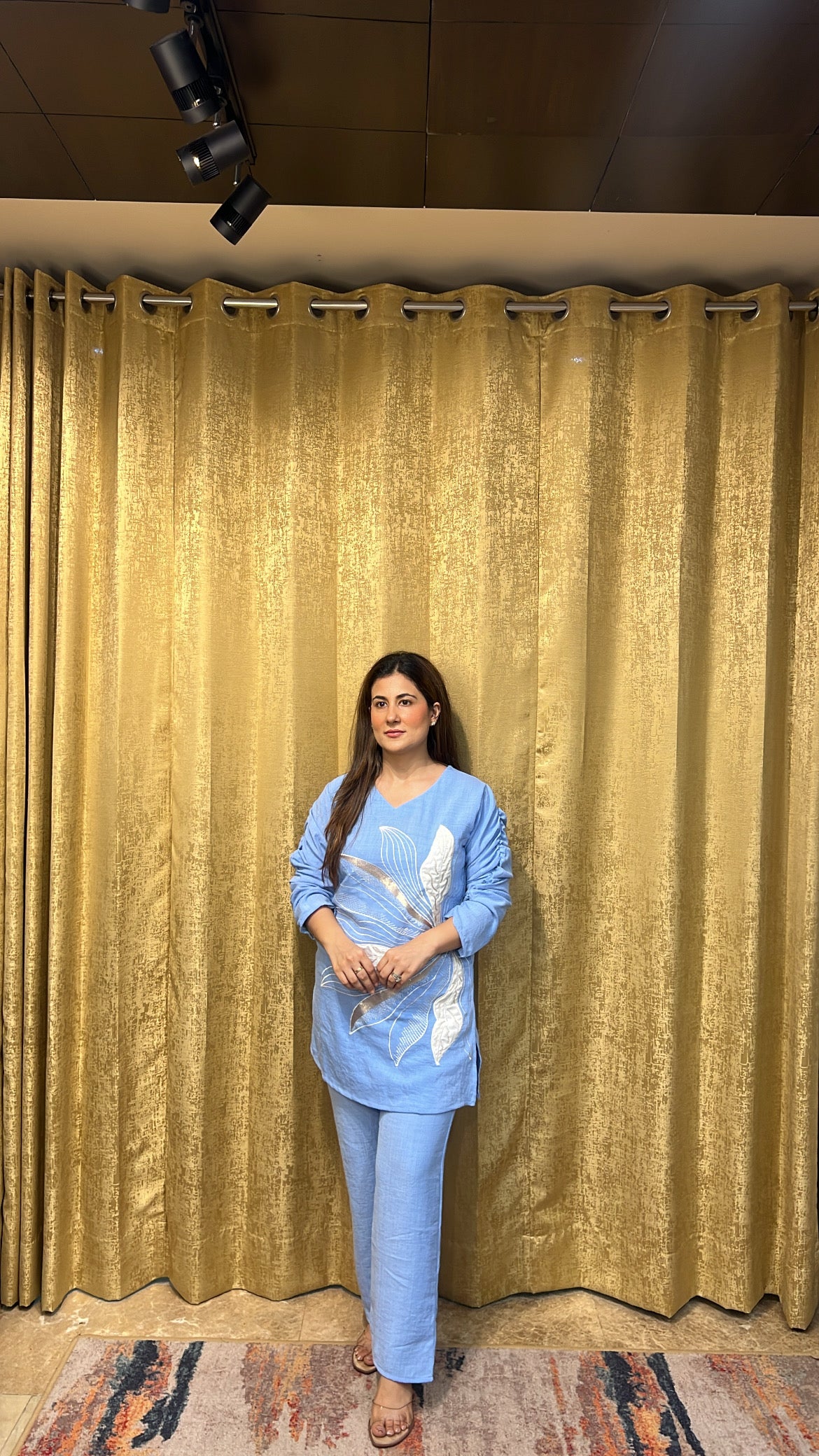 BIG FLOWER CO ORD SET