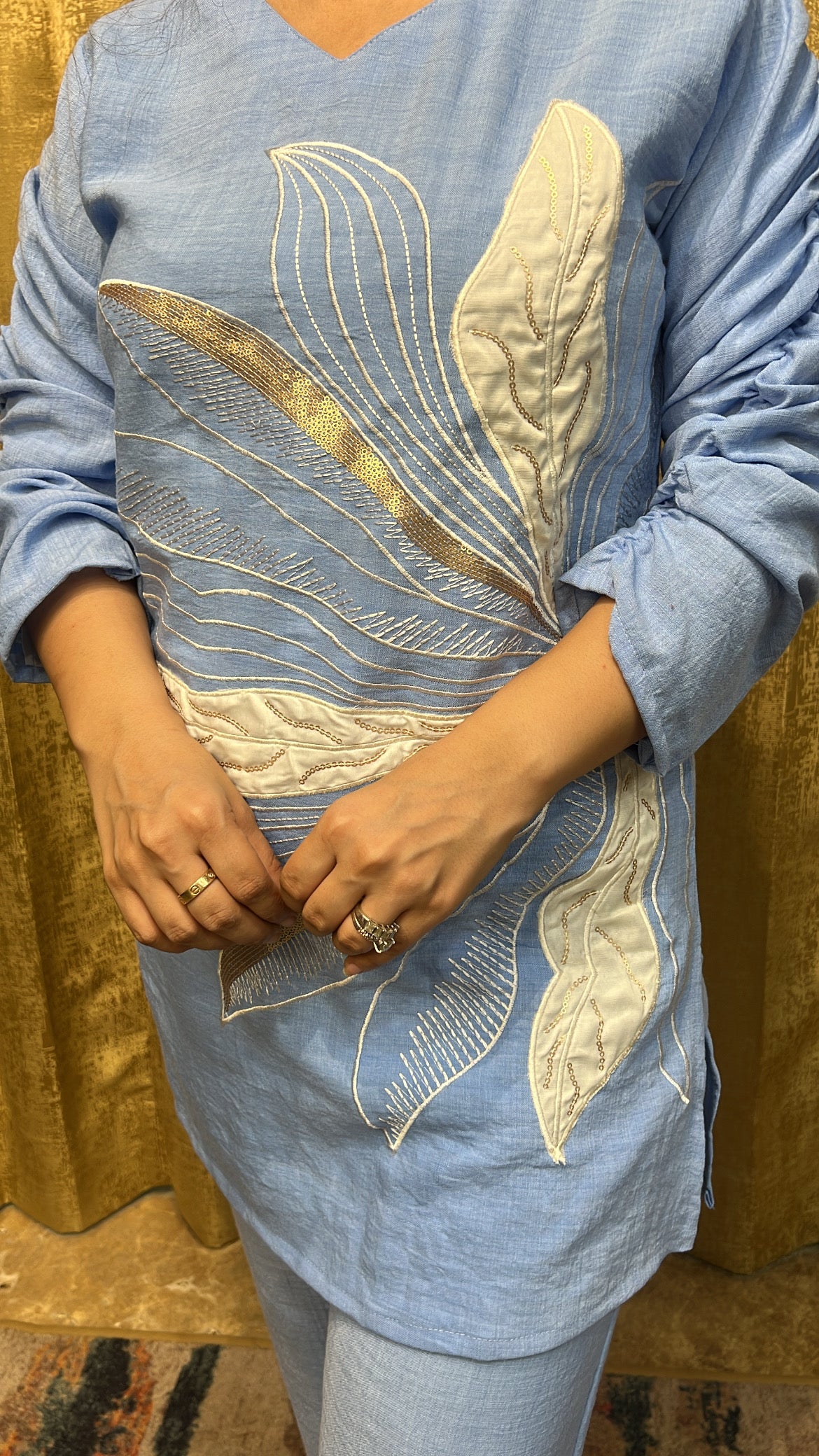 BIG FLOWER CO ORD SET