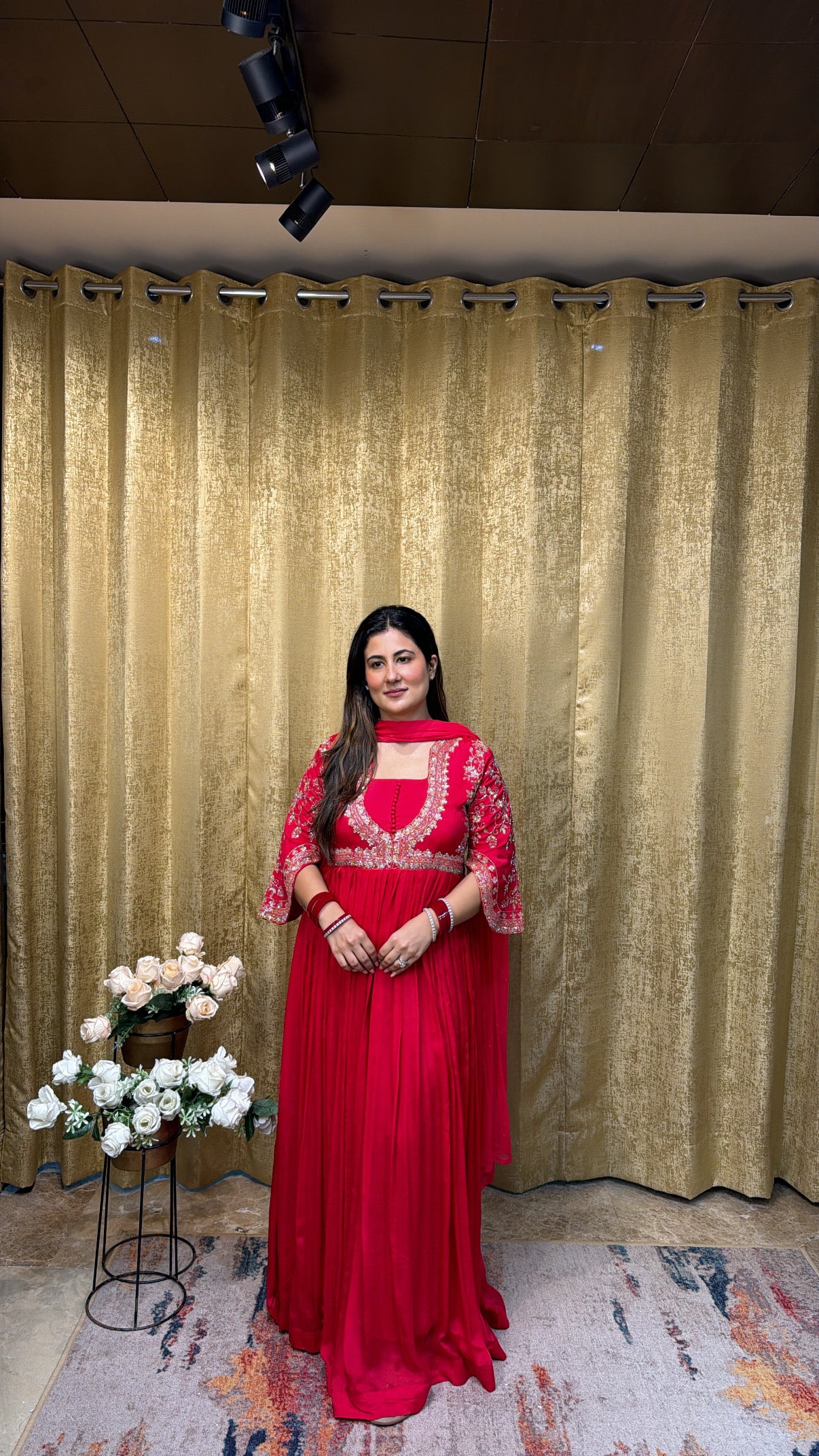 Karwa special Anarkali