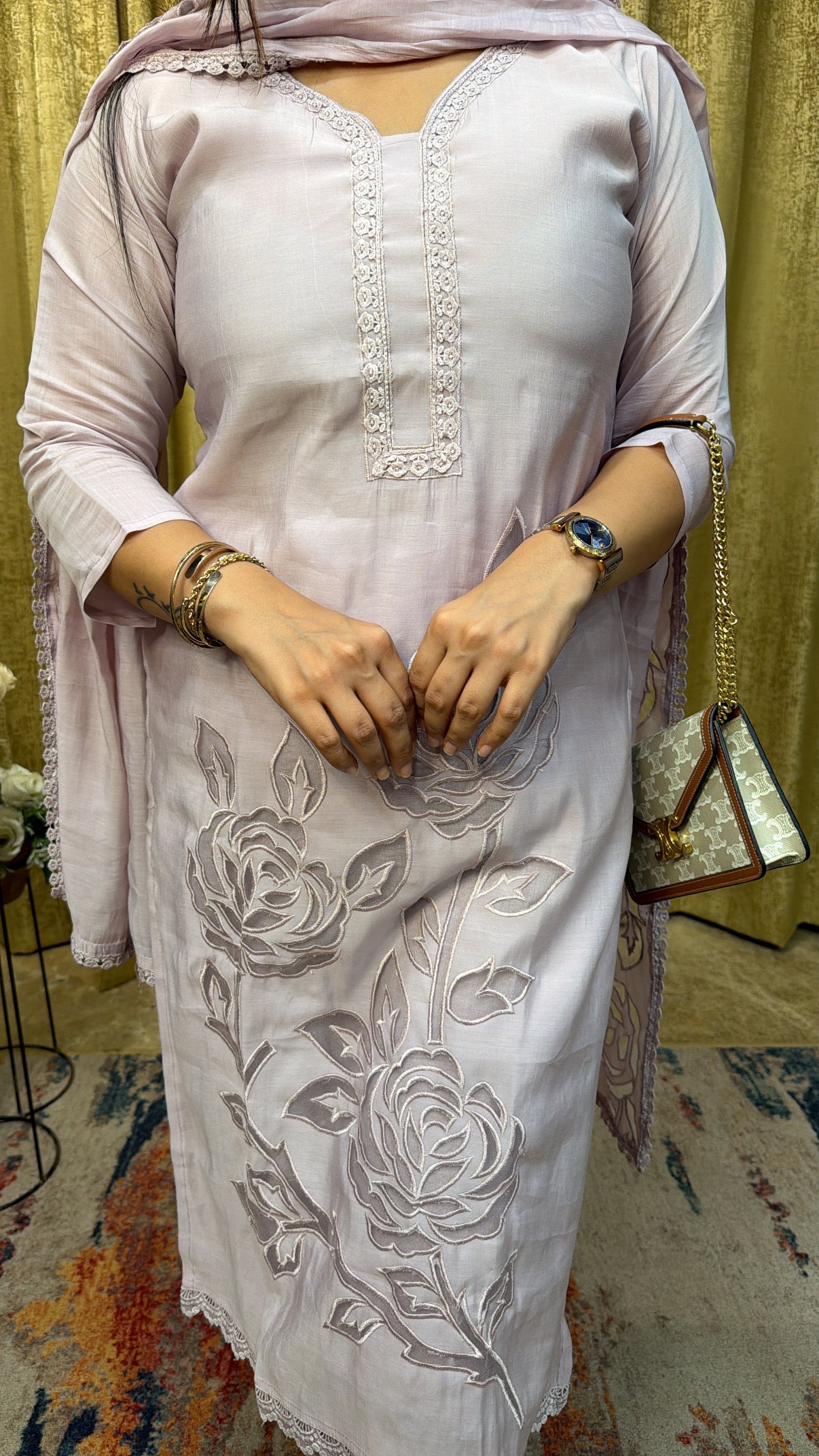 CUTWORK suit set