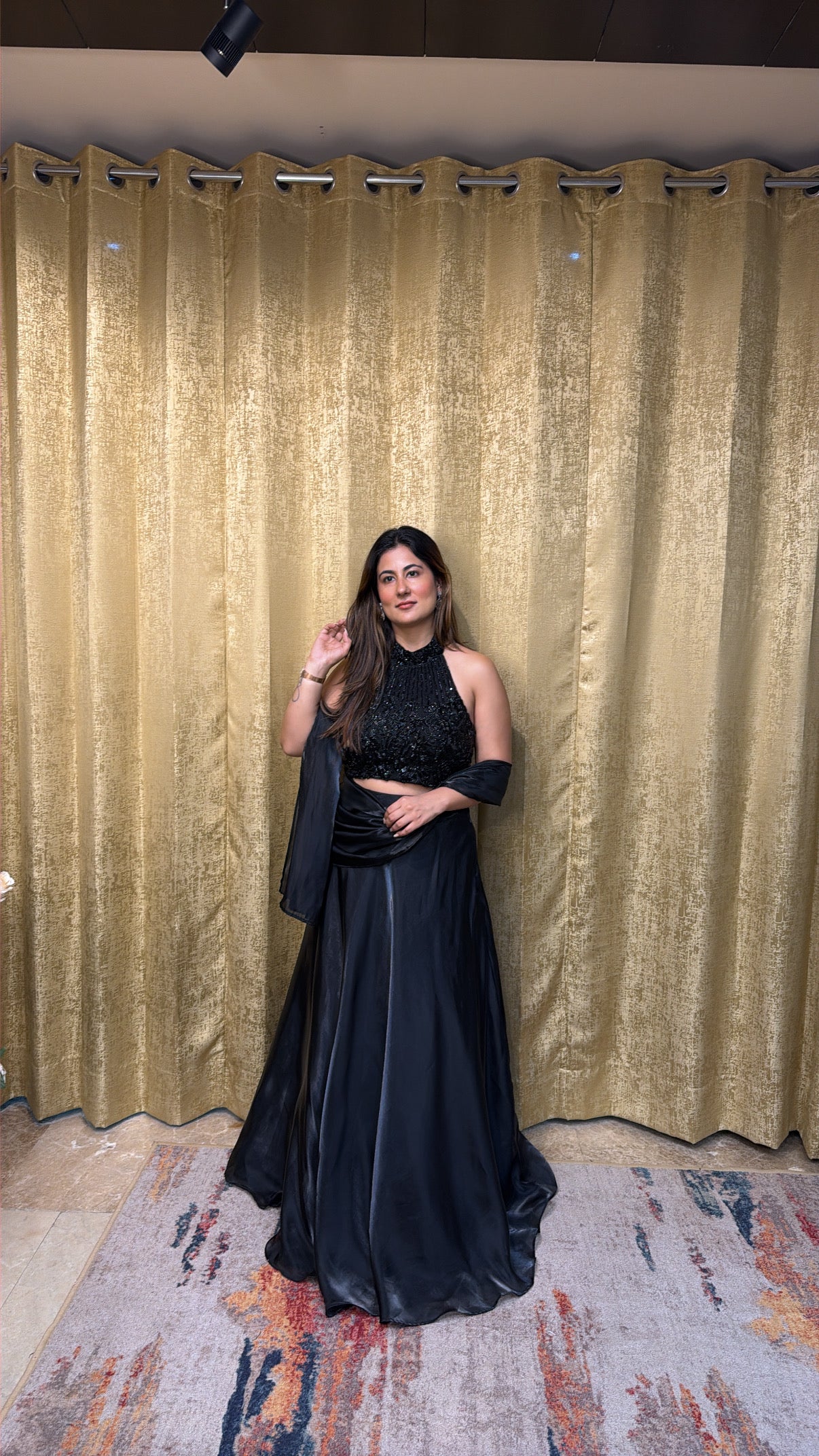 Skye lehenga