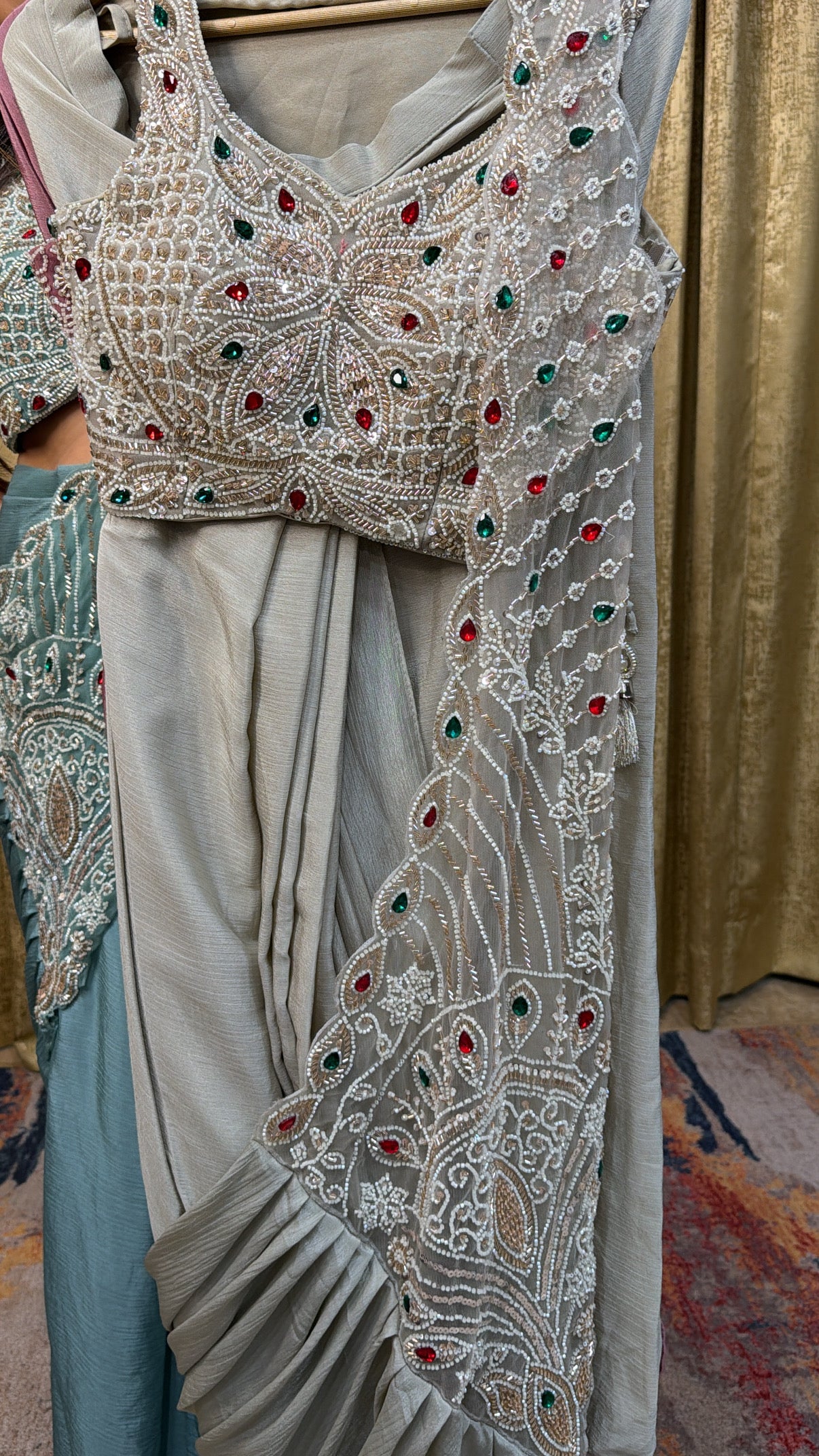 Kundan saree