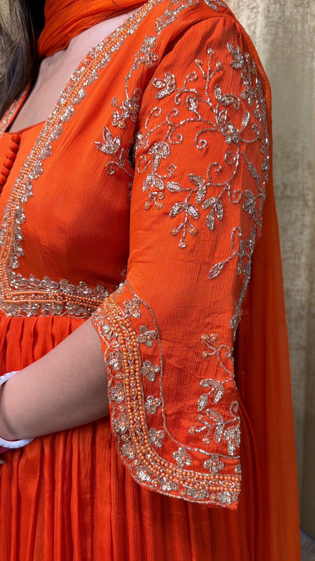 Karwa special Anarkali
