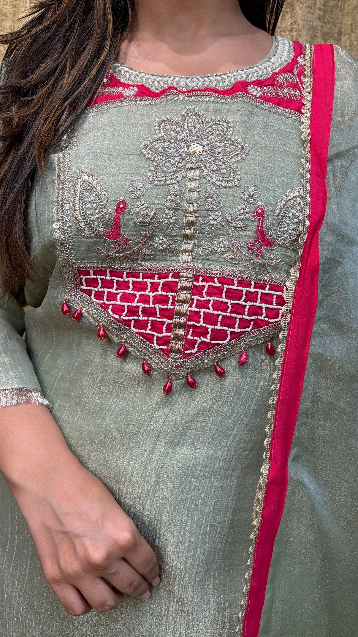 Peacock suit
