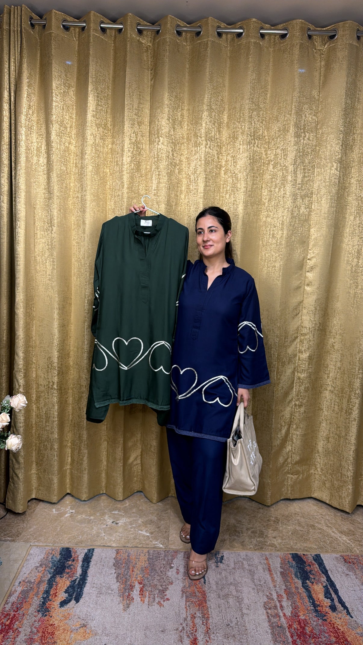 HEART EMBEDDED CO-ORD