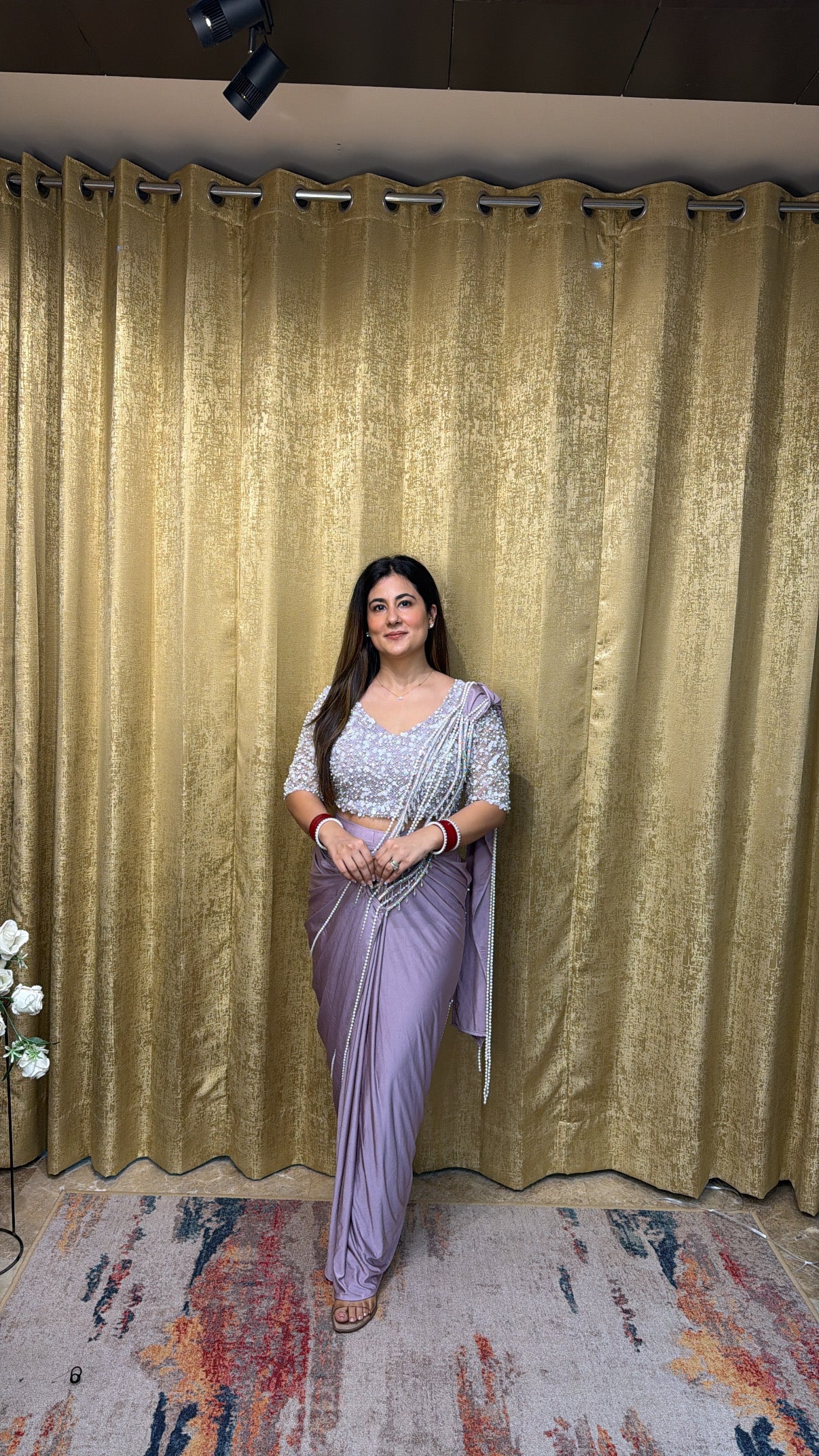 Pearl drape