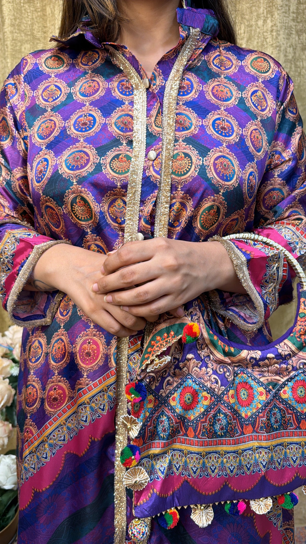 Aazeen cape set