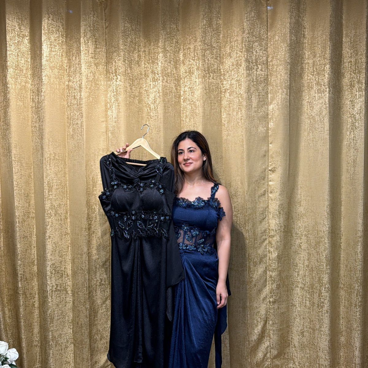 Noir Drape – Raabiya By Navya