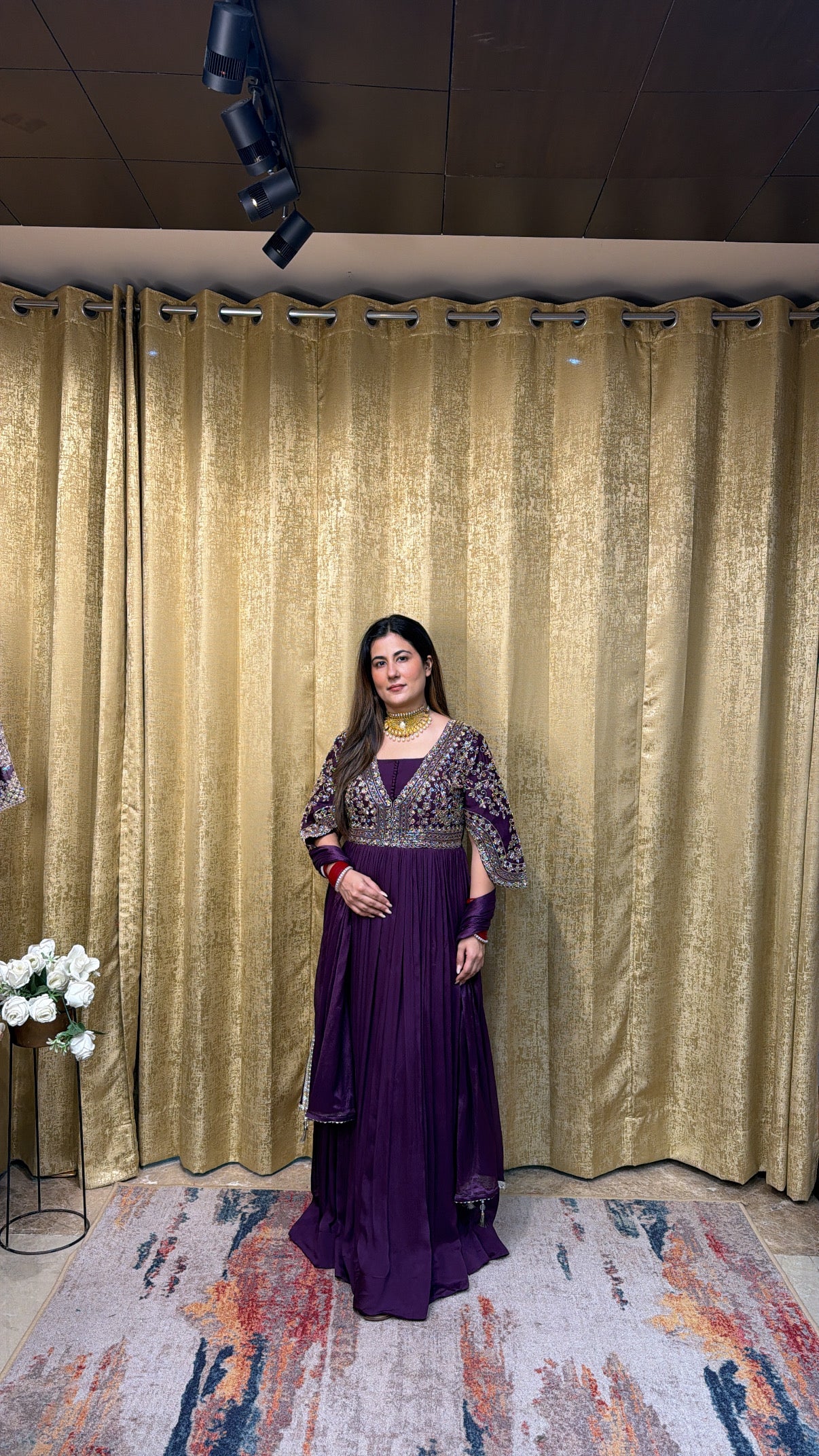 Karwa special Anarkali