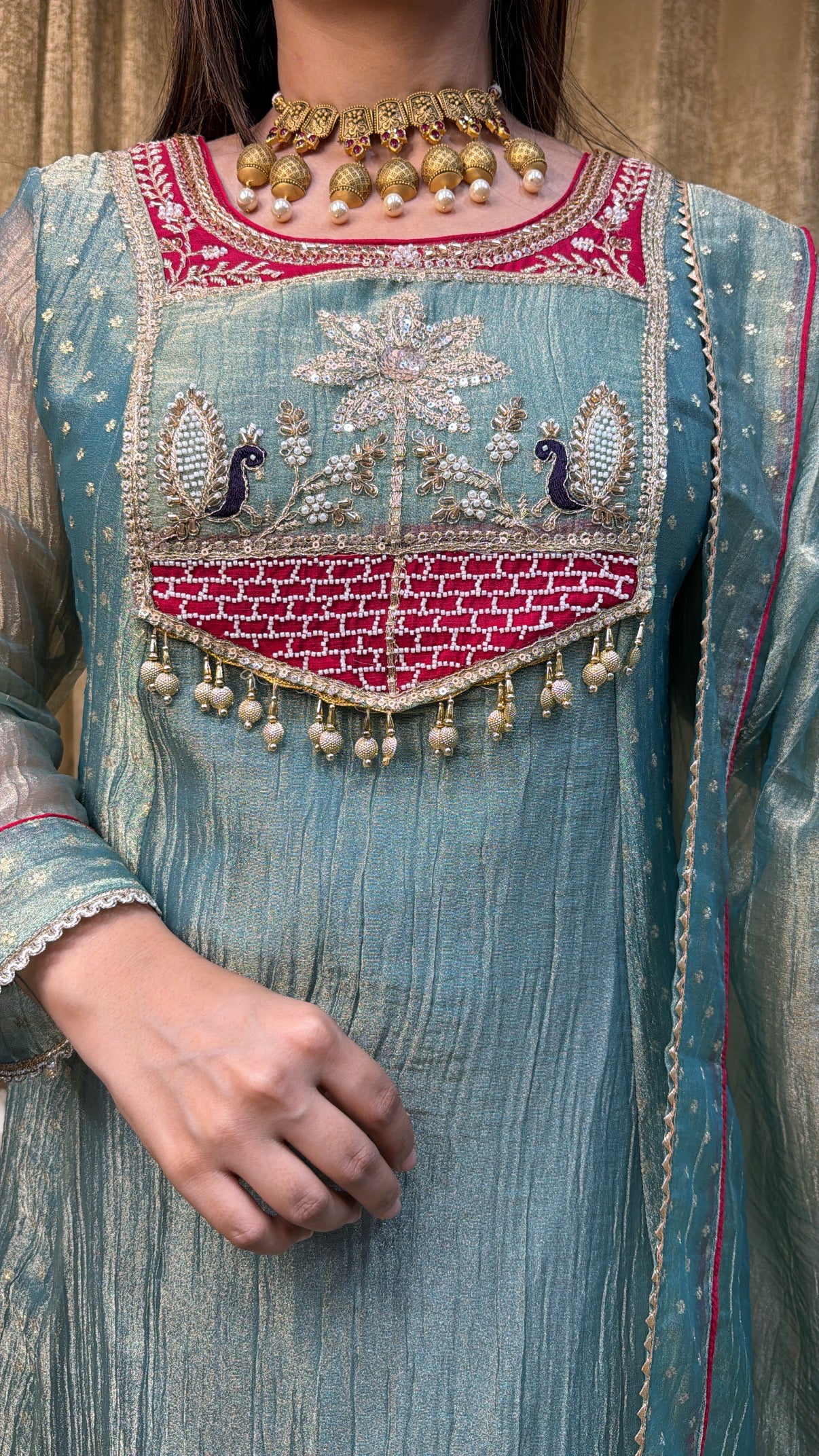 Turquoise Firoza suit